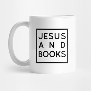 Jesus and Books, Christian Readers, Authors & Librarian Gift Mug